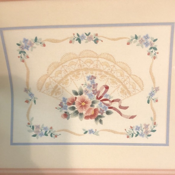 Elsa Williams ANTIQUE FAN Crewel Embroidery Kit New JCA Needlework - Picture 2 of 6